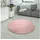Fellteppich »Rabbit 780«, rund, Kunstfell, Kaninchenfell-Haptik, echter Kuschelteppich, Uni-Farben