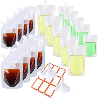 dancepandas Lebensmittel Quetschbeutel 30 Stück Quetschbeutel Wiederverwendbar Babybrei Babynahrungsaufbewahrung für Smoothies, Joghurt, Babybrei (250 ml 350ml)