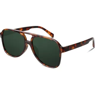 Polarisierte Retro Pilotenbrille UV400 für Damen Herren