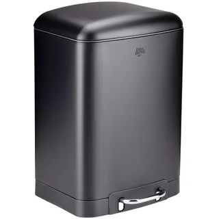 Dirt Devil Tretmülleimer 12 l Schwarz