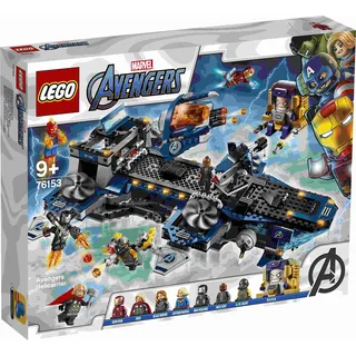 LEGO 76153 Super Heroes Marvel Avengers - Helicarrier Spielzeug mit Iron Man, Thor & Captain Marvel, Super Heroes Serie