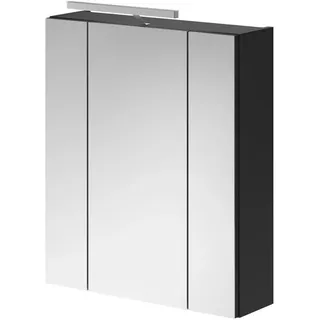 inn.furn Spiegelschrank schwarz 60 x 70 cm,