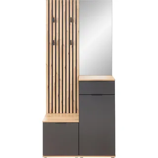 XORA Kompaktgarderobe SIMPLE - Schwarz