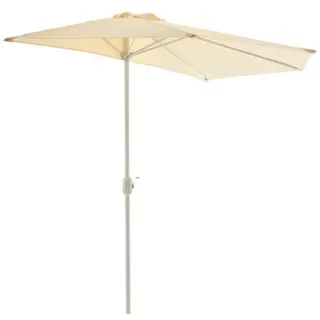 VCM Sonnenschirm 270 x 140 cm Beige