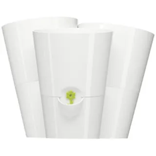 Emsa Trio Kräutertopf für frische Kräuter, Selbstbewässerung, Wasserstandsanzeiger, 27 x 25 x 21 cm, Hellgrün, Fresh Herbs Trio, 515352