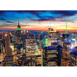 Papermoon "New York at Dusk", bunt,
