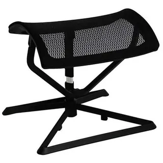 AMSTYLE Fußhocker Kunststoff 33 x 46 x 33 cm Schwarz