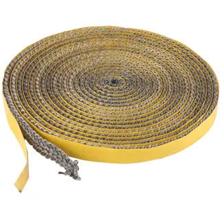 Selbstklebend Kamin Dichtband,Kamin Dichtband für Kaminofen 3mmx10mmx4m | Ofenrohr Kamintür Kaminofen Abdichtung der Kaminrohre Ofendichtschnur