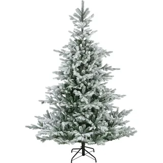 Everlands Künstlicher Weihnachtsbaum Grandis Fir beschneit 180cm - Grün