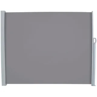 Garden Pleasure Seitenmarkise »Seitenmarkise, silbergrau / anthrazit«, grau