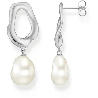 Thomas Sabo Ohrstecker Natural Beauty Silber 3,5cm