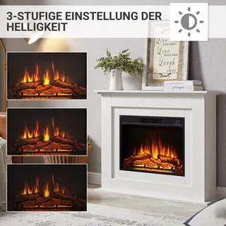 Balderia Standkamin Balderia Weiß