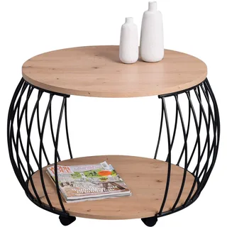 m2 Kollektion Peking Schwarz Eiche 60 x 47 cm