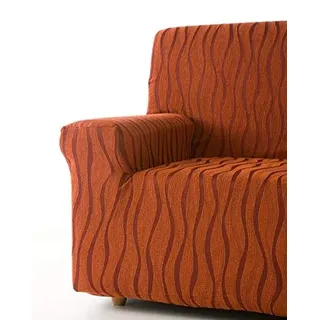 Zebra Textil husse, Orange, Ohrensessel 1 Sitzer