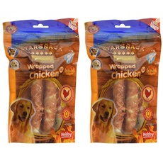 Nobby STARSNACK BBQ Wrapped Chicken M, ca. 13 cm, 1 Packung (1 x 150 g) (Packung mit 2)