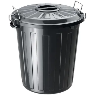 Rotho Mülltonne 25 l Schwarz