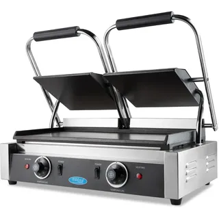 Maxima Gastro Kontaktgrill - Glatte - Doppelgrillplatte - 2 x 22 cm