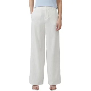 QS Nadelstreifen-Hose mit weitem Bein