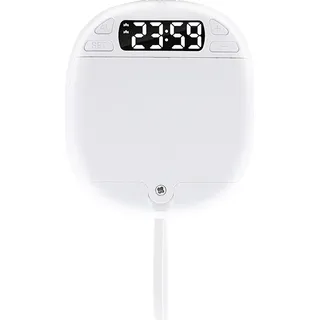 INF Vibrationswecker mit Schlummerfunktion Weiß - Weiß