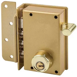 Handlock Rechtes Aufgesetztes Sicherheitsschloss 85 Lackiert - Brown - One Size