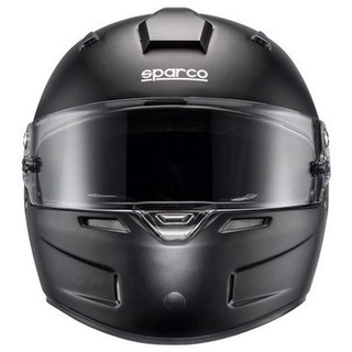 Sparco 0033552MNR Helm Sky Kf-5W Kevlar/Fiberglas Fia, Größe M, Schwarz