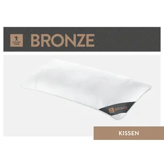 SPESSARTTRAUM Kissen Bronze 80 x 80 cm Weiß