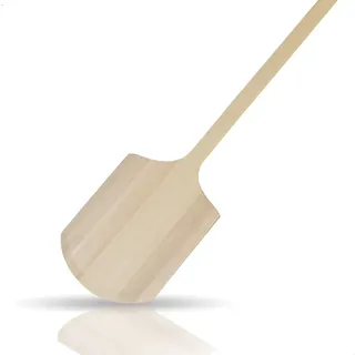 Kerafactum Pizza Schaufel Pizzaschaufel aus Holz, Gesamtlänge 105 cm | Pizzaheber, für Ofen oder Grill geeignet, Brotschieber, Brotbackschieber
