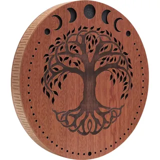 Meinl RDS12MTOL Sonic Energy 12" Rain Disk Bachklang mit Mondphasen und Lebensbaum Gravur