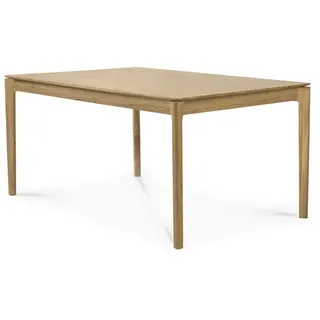 Tisch Bok Ethnicraft braun, Designer Alain van Havre, 76x140x80 cm