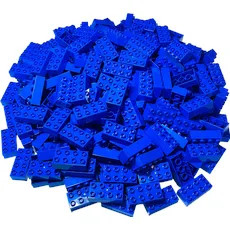 LEGO Duplo 2x4 Steine Blau - 100 Stück - Grundbausteine 3011 NEU (3011)