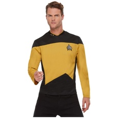 Star Trek, The Next Generation Operations Uniform, Gold & Black, Top (S)