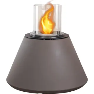 STROMBOLI Tortora Bioethanol-Kamin, freistehende Feuerschale für den Innen- und Außenbereich, Durchmesser 60 x Höhe 56