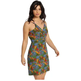 LOIS Jeans 10961 Kurzes ärmelloses Kleid - Love Lies Tropical AOP - M