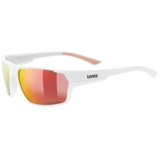 Bild sportstyle 233 P - Sportbrille für Damen und Herren - polarisiert - verspiegelt - white Mat
