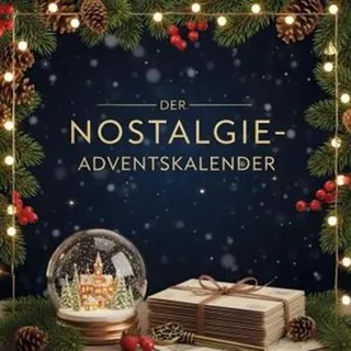 Adventskalender Nostalgie Buch mit Geschichten, Rezepten und Erinnerungen