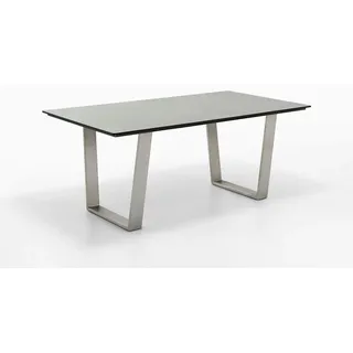 Niehoff Noah Gartentisch 160 x 95 x 76 cm Zement-Design/Weiß