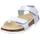 Fussbettpantoffeln Blau 8010