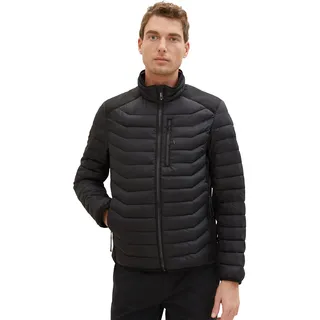TOM TAILOR Herren Hybrid Steppjacke mit Stehkragen