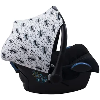 JYOKO Kids Sonnenverdeck kompatibel mit Maxi-Cosi Cabriofix Gruppe 0 (Raccoon)