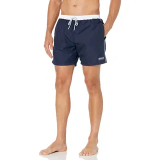 BOSS Herren Mittellange Badehose, Nacht (Night), S