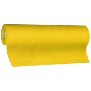 Tischläufer Airlaid 24m x 40cm - alle 120cm perforiert, stoffähnlich, gelb