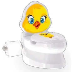 Bild Meine kleine Toilette Küken mit Spülsound und Toilettenpapierhalter Kindertoilette (460956)
