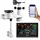 5-in-1-WLAN-Wetterstation Schwarz 7,5-Zoll-VA-Display