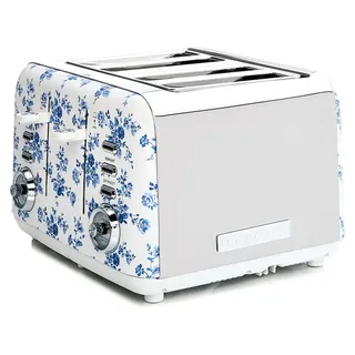VQ 4-Scheiben Toaster China Rose Blau/Weiß
