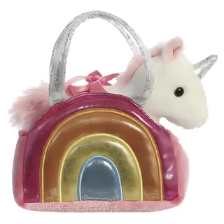 Aurora, 61171, Fancy Pal, Regenbogen Einhorn, 20cm, Plüschtier, Mehrfarbig