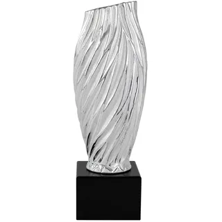 Art-Trophies At11521 Trophäe aus Keramik und Glas, Silber, 34 cm