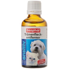 BEAPHAR - Sensitiv Tränenfleckentferner Für Hunde Und Katzen - Entfernt Sanft Hartnäckige Tränenflecken - Mit MSM (MethylSulfonylMethan) - Besonders Mild Und Reizarm - Ohne Alkohol - 50 ml