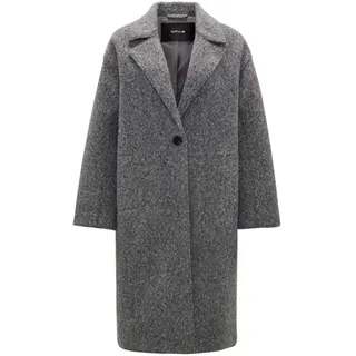 Opus Damen Mantel | Mantel Hannie Oversize in Boulcé Optik Easy Grey, 42 - 42