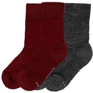 Devold of Norway Daily Merino Medium Sock 2PK KID beetroot mix (740A-footwear) 28-30