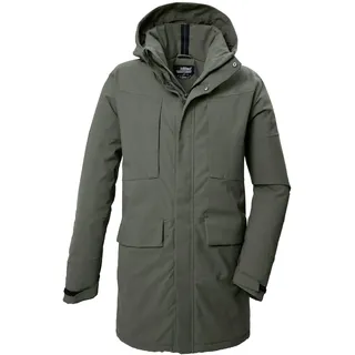 killtec Herren Funktionsparka/Parka mit abzippbarer Kapuze KOW 80 MN PRK, oliv, XXL, 41848-000